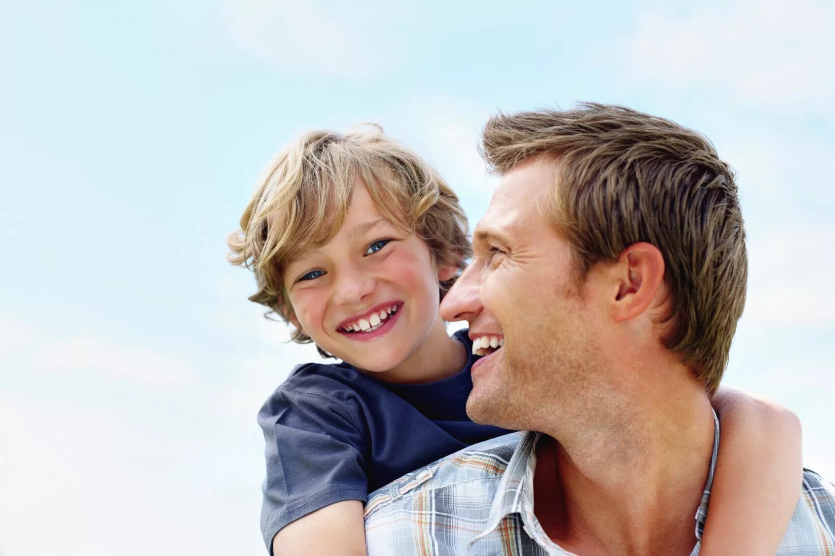 Dad enjoys