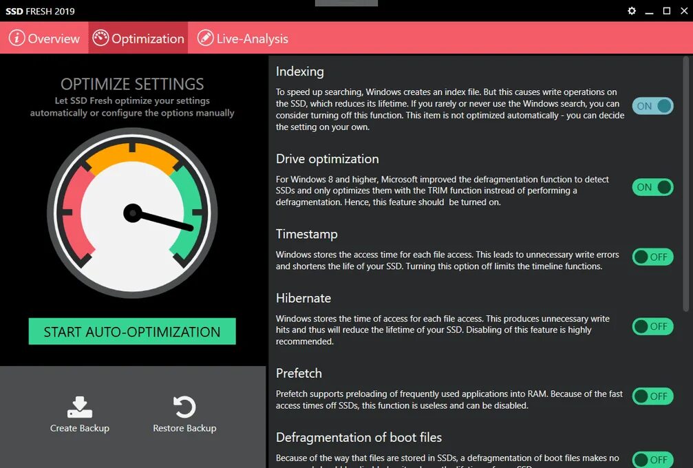 Access time is