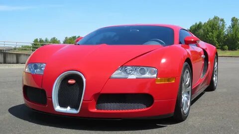 Красная bugatti