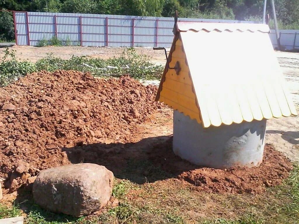 После копки колодца