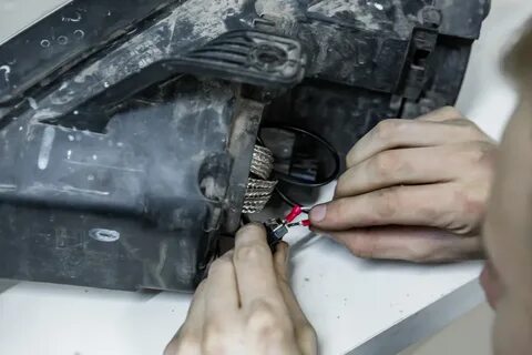 Замена лампы ближнего актион
