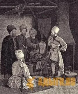 У адыгов обычай такой минус