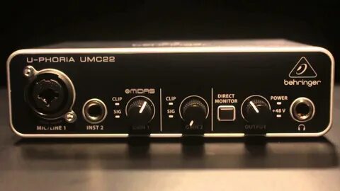 Behringer umc22 driver