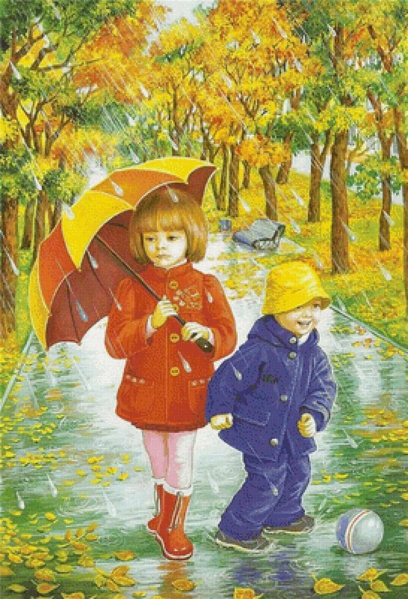 Под зонтиком песня. Осень для детей. Осень для дошкольников. Осень для детей в детском саду. Осенний дождь.