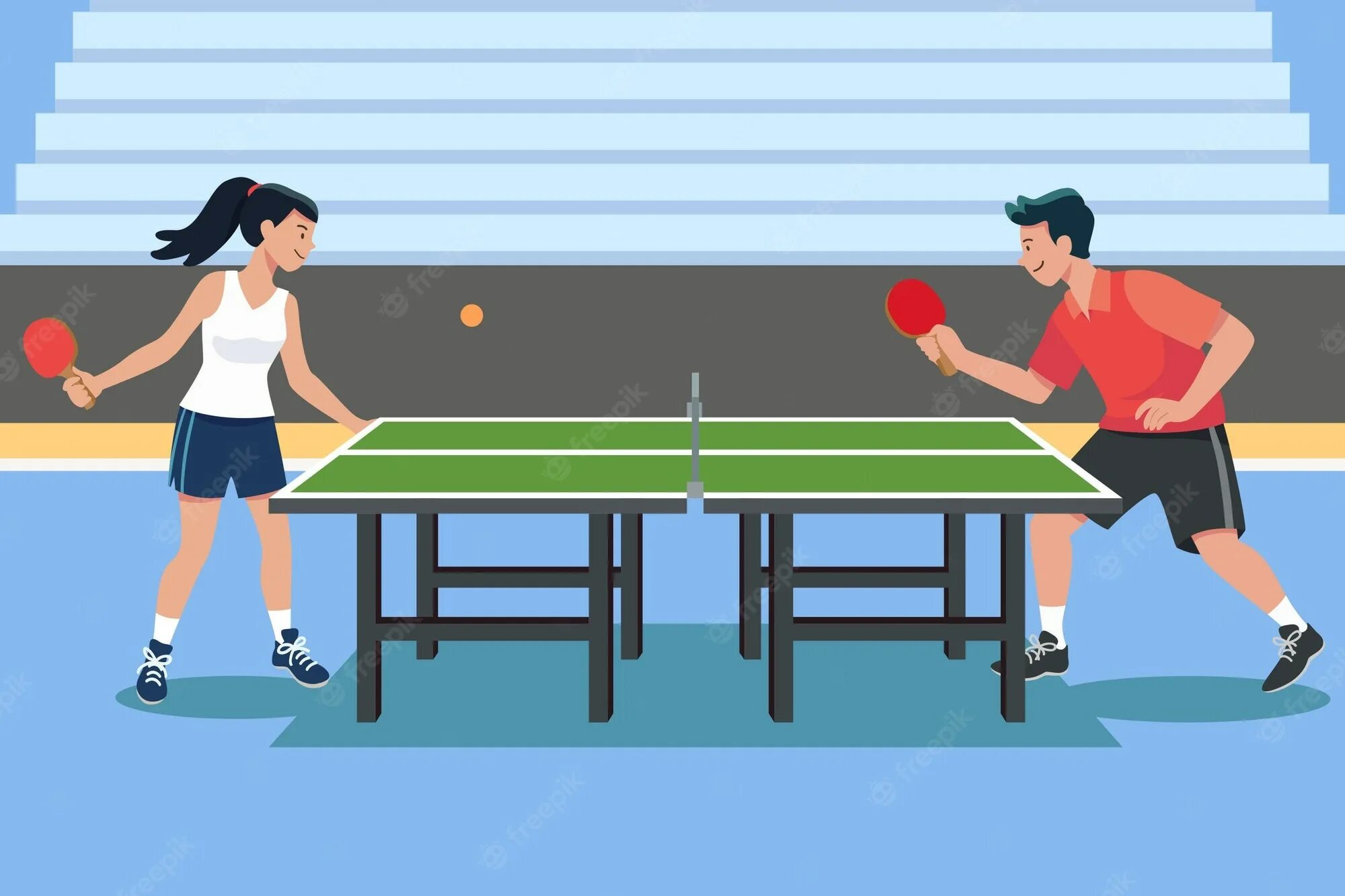 Playing ping