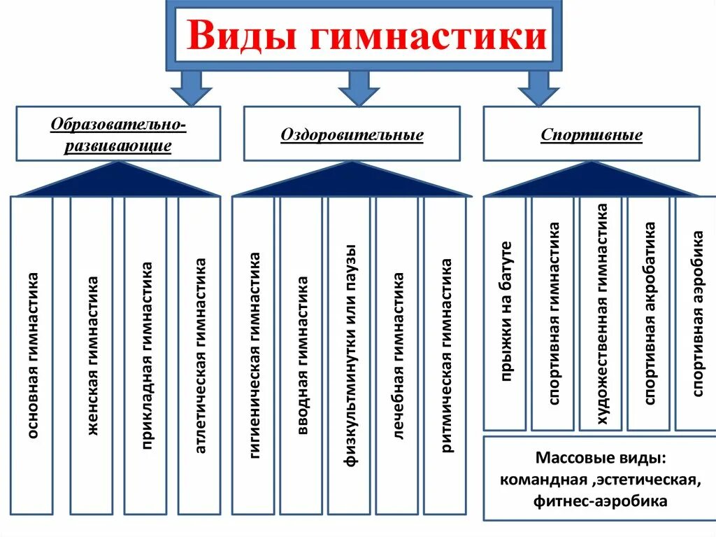 Познавательно образовательное направление. Виды гимнастики. Классификация видов гимнастики. Виды гимнастики классификация краткая характеристика. Классификация видов упражнений гимнастики.