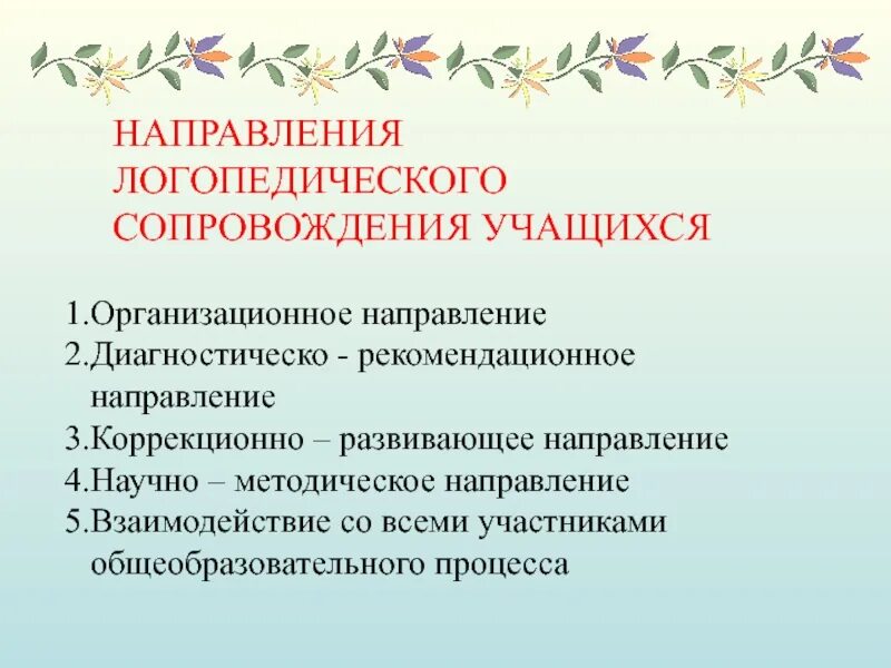 Логопедическое направление программы сопровождения. Направления в логопедии. План логопедического сопровождения. Направления работы логопеда с детьми. Направление логопедия