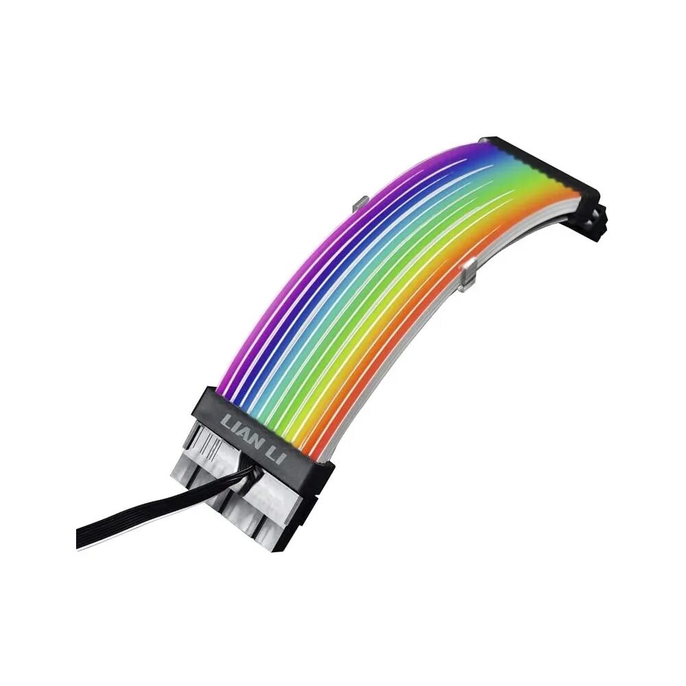 Lian li strimer plus. Удлинитель lian li strimer 24 pin rgb psu cable. lian li strimer plus v2. кабель для блока питания lian li strimer plus argb 24-pin.