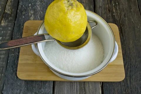 Рецепт сока из лимона