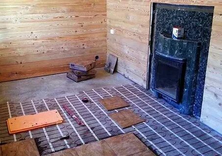 Сделать теплый электрический пол в бане