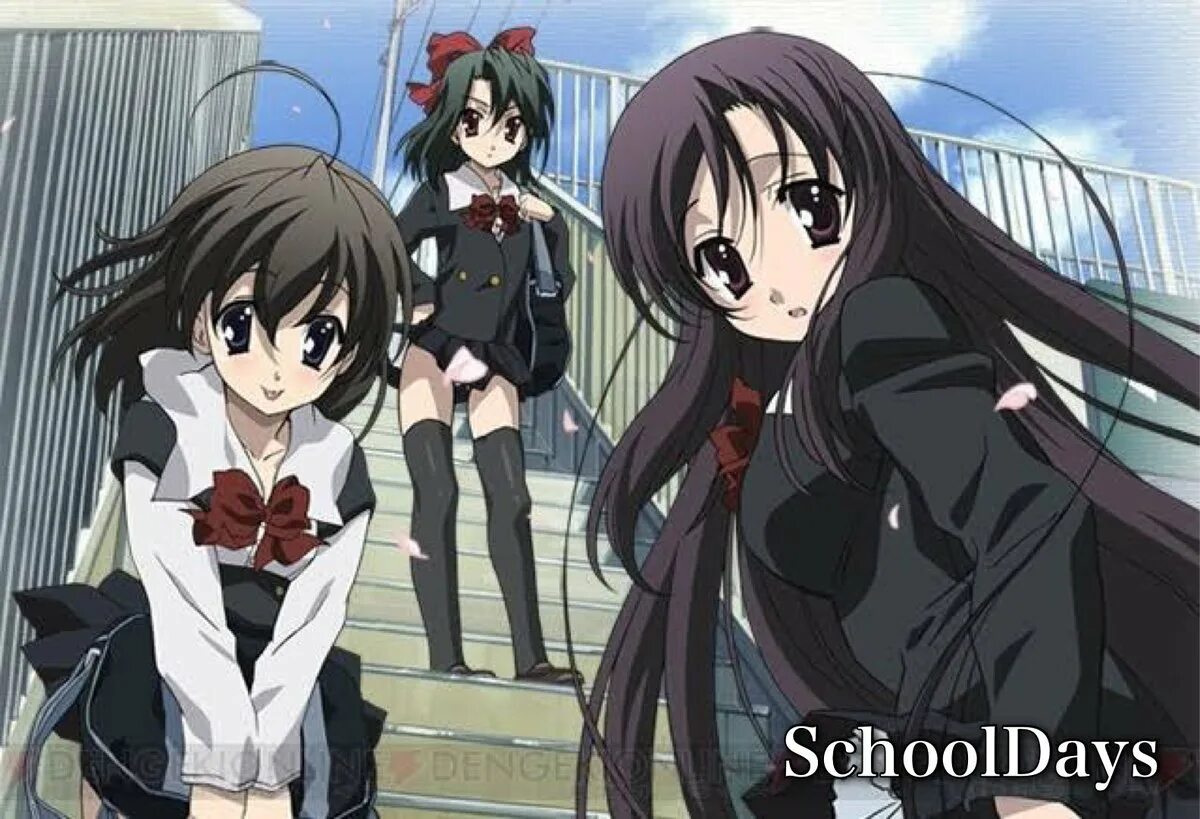 School days us. School Days новелла. Школьные дни 12 серия. School Days (игра). Школьные дни мультсериал.