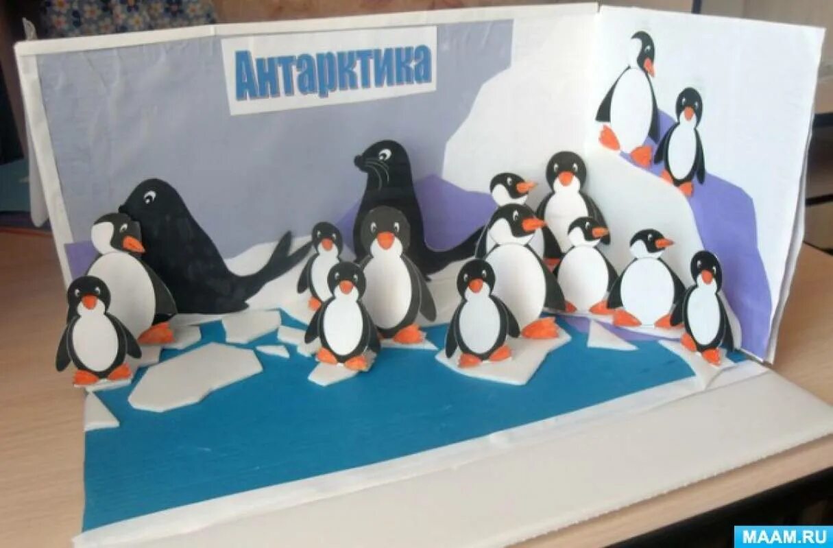 Коллективная работа пингвины