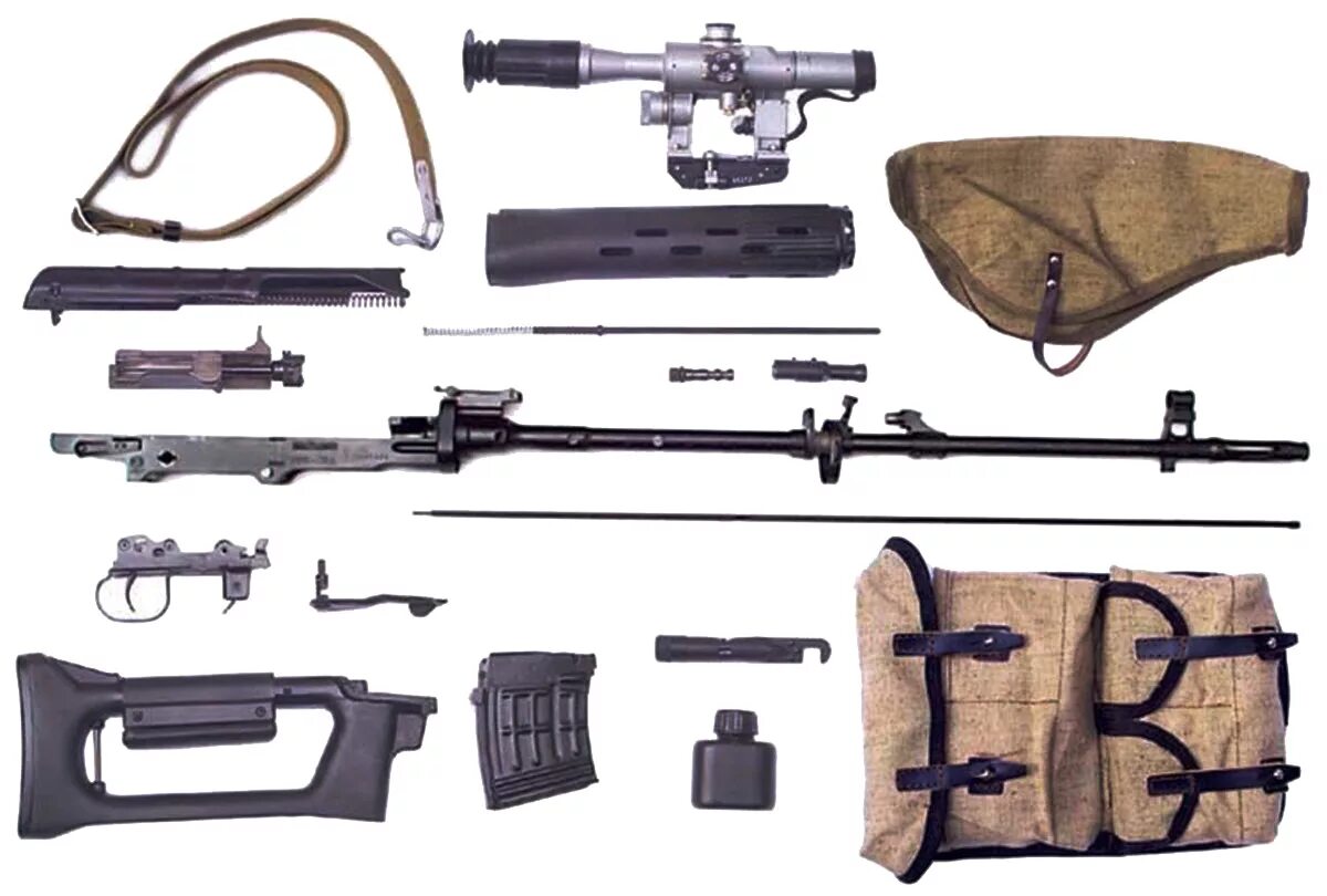 Части свд. 7,62-Мм снайперская винтовка Драгунова СВД. 7,62 Мм снайперская винтовка СВД. Комплектация 7.62 мм СВД-С. Комплект для СВД 7.62.
