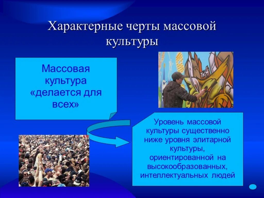 Произведения массовой культуры примеры. Характерные признаки массовой культуры. Презентация на тему массовая культура. Черты массовой культуры. Произведения массовой культуры.