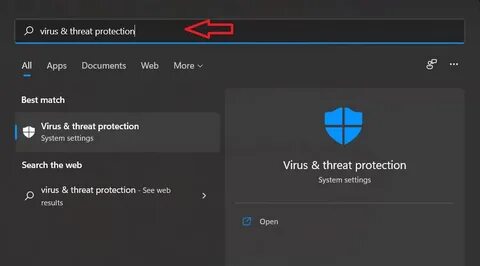 Virus threat protection