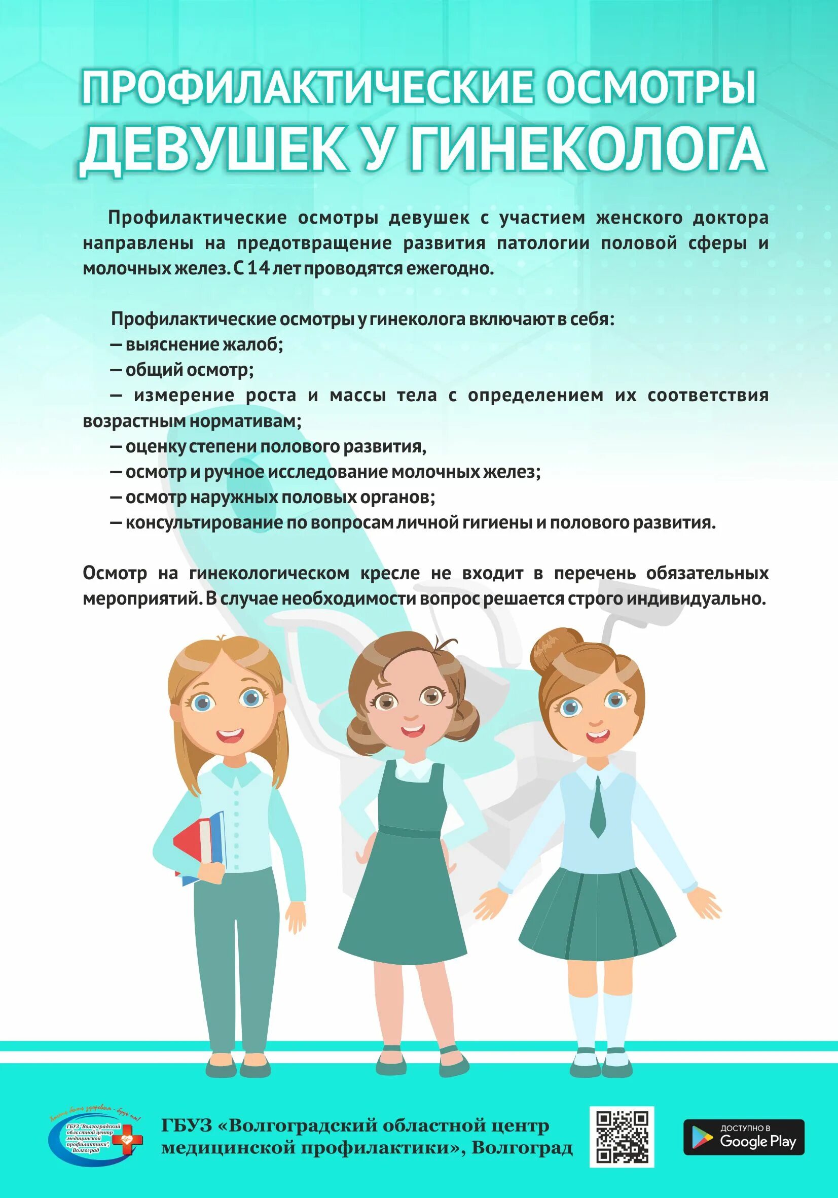 Что входит в прием гинеколога
