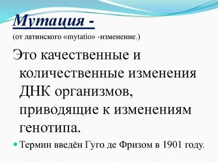Точечная мутация