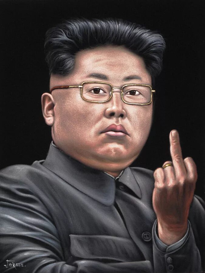 Про узкоглазую. Kim Jong un.