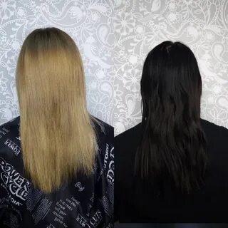 Осветлить черные волосы краской