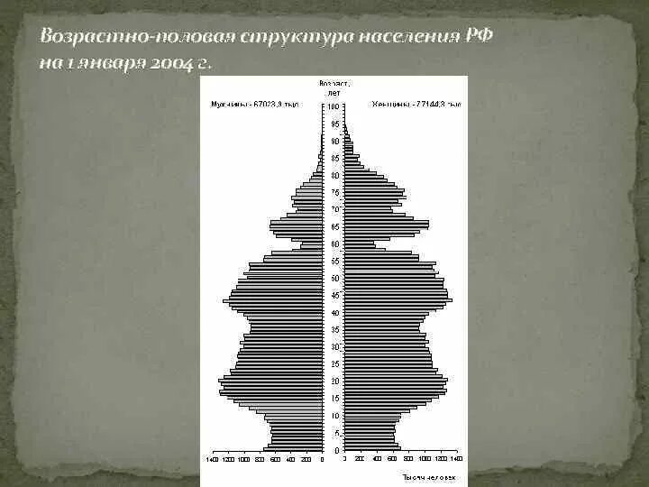 Структура населения мегаполиса. Структура населения мегаполиса