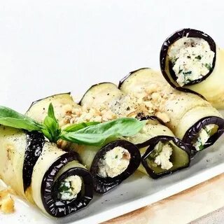 Баклажаны с орехами и зеленью