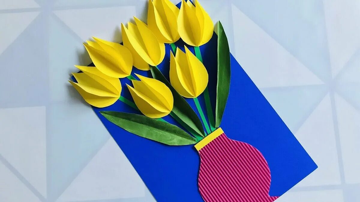 Поделки из бумаги 1 класс 1 мая