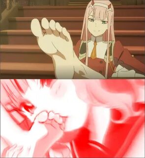 lick Zero Two feet : r/Animemes.