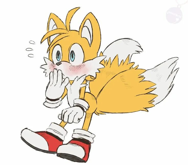 Tails p. Тейлз. лисёнок тейлз. tails prower blushing. лис тейлз арт.