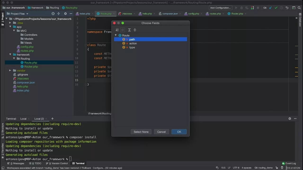View framework