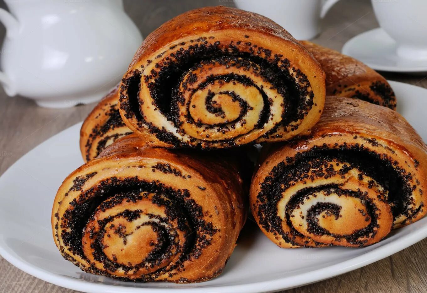 Как сделать булочки с маком из дрожжевого