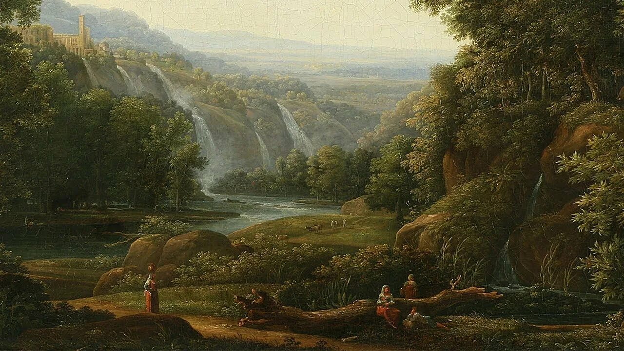 Н п матвеев. Фёдор Михайлович Матвеев (1758-1826). Водопады в Тиволи близ Рима Матвеев.