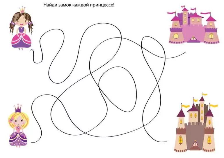 Задания от принцесс. Лабиринты для детей принцесса. Принцессы задания для детей. Задания с принцессами.