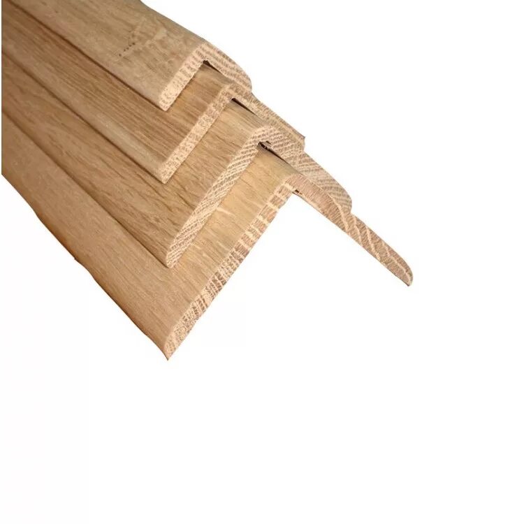 угол мдф универсальный 20x20x2700 мм. дубовый уголок. декоративный уголок из массива. деревянный уголок из дуба. уголок наружный деревянный белый.