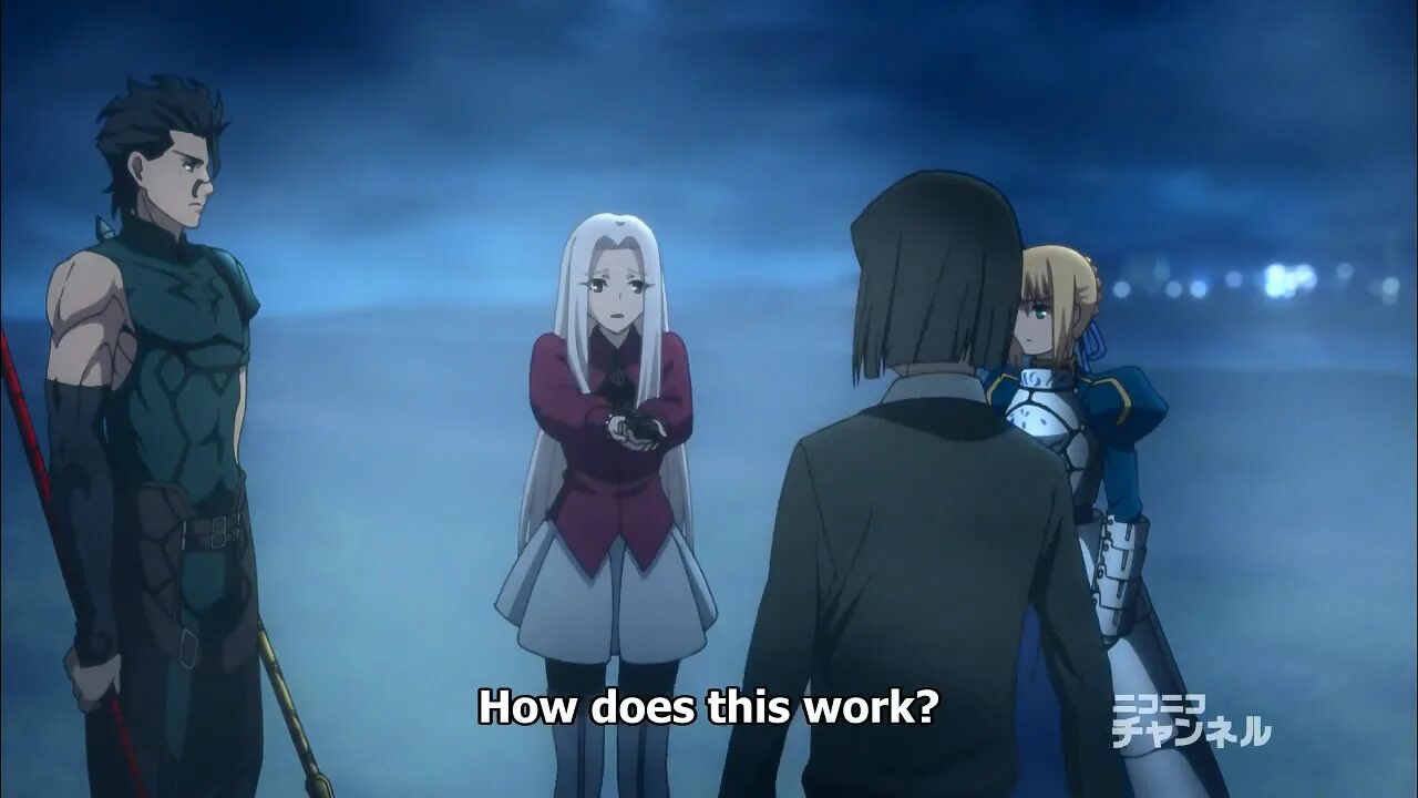 Fate zero субтитры