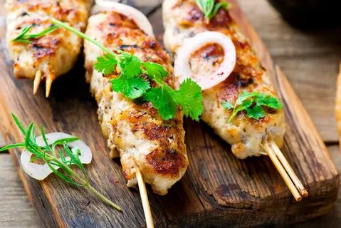 Рецепт куриного люля кебаб на мангале