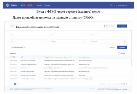 Инструкция фрмо фрмр