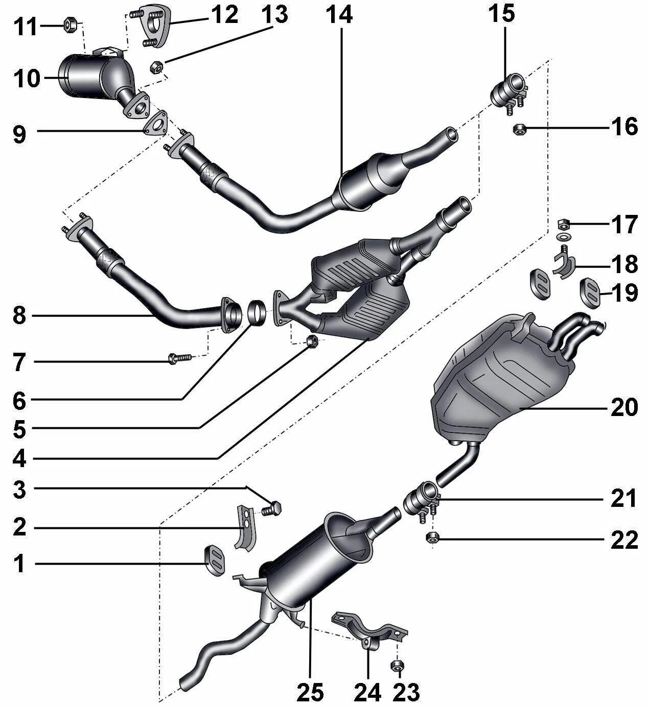 6. Система выхлопа отработанных газов. Кавз-423503 система выпуска отработавших газов. Выпускная система автомобиля схема. Схема системы выпуска отработавших газов.