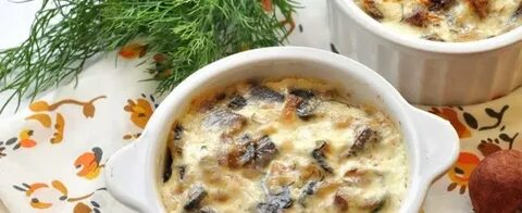 Жульен с курицей и грибами просто
