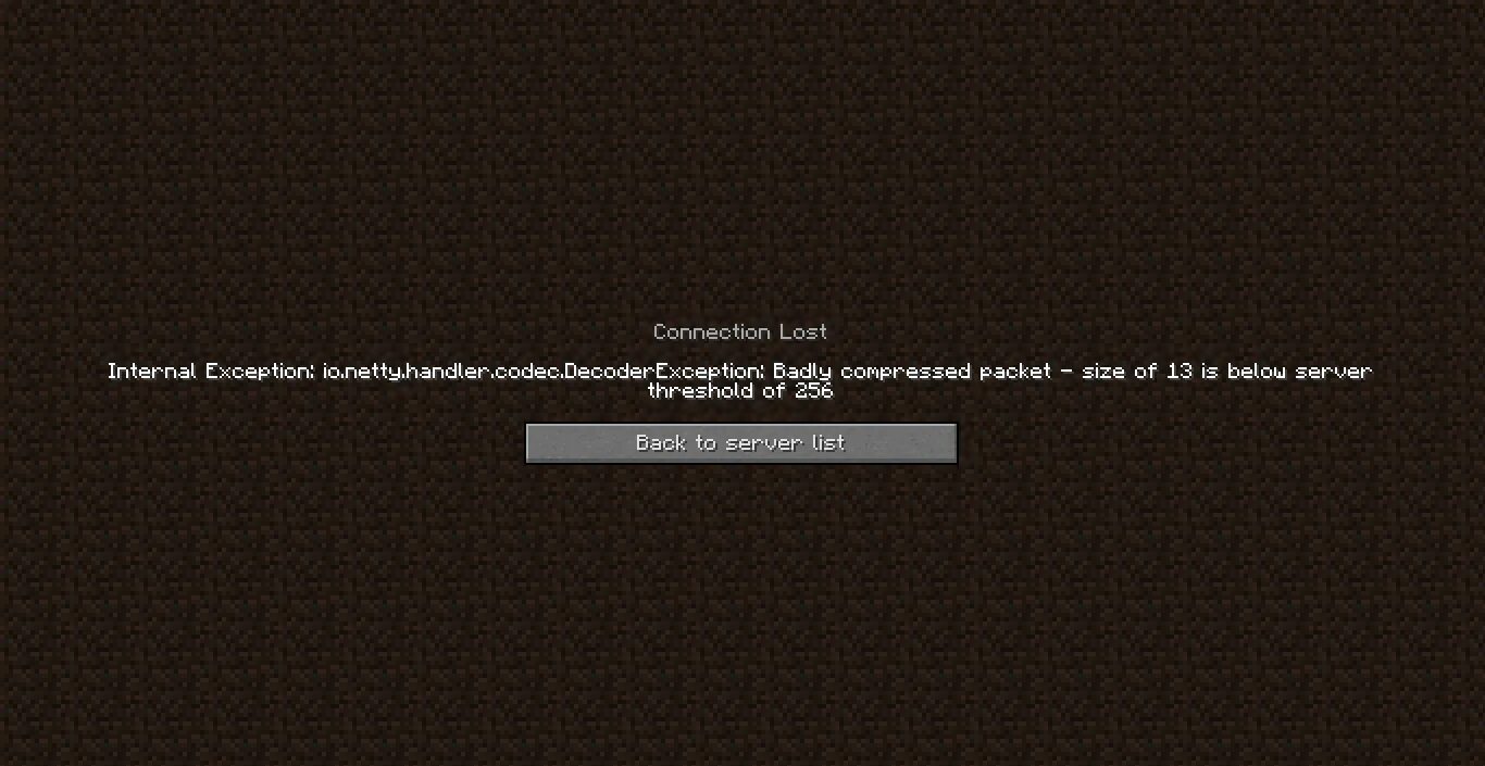 Как исправить ошибку io netty. Ошибка в майнкрафте io.netty.handler.codec.decoderexception. ошибка майнкрафт. экран ошибки майнкрафт. internal exception io.netty.handler.codec.decoderexception java lang index out of bounds index 25 size = 5.