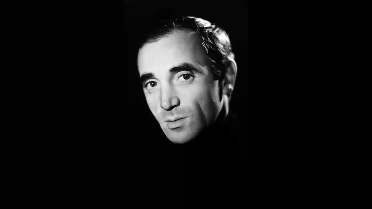 Charles Aznavour в молодости.