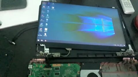Ноутбук asus горит экран