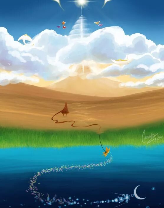 Sky journey. Thatgamecompany Sky. Flower thatgamecompany. Thatgamecompany арт. Journey and Sky.