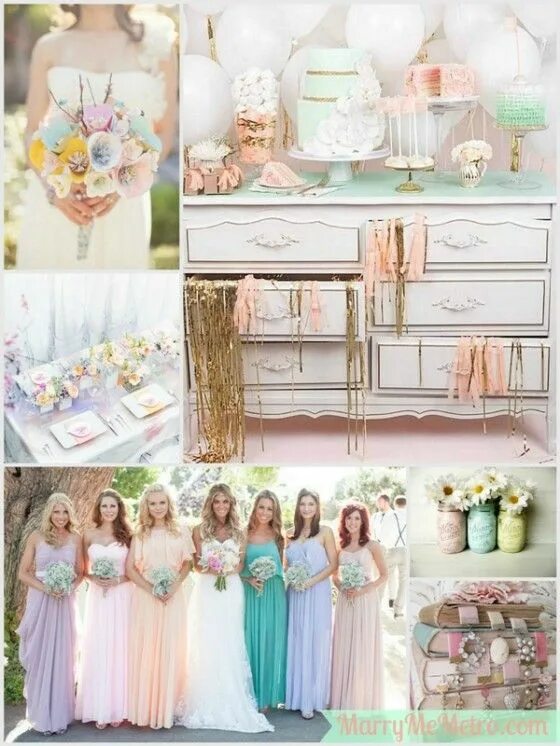 Bridesmaid colour ideas Pastel wedding, Wedding, Bridesmaid colors