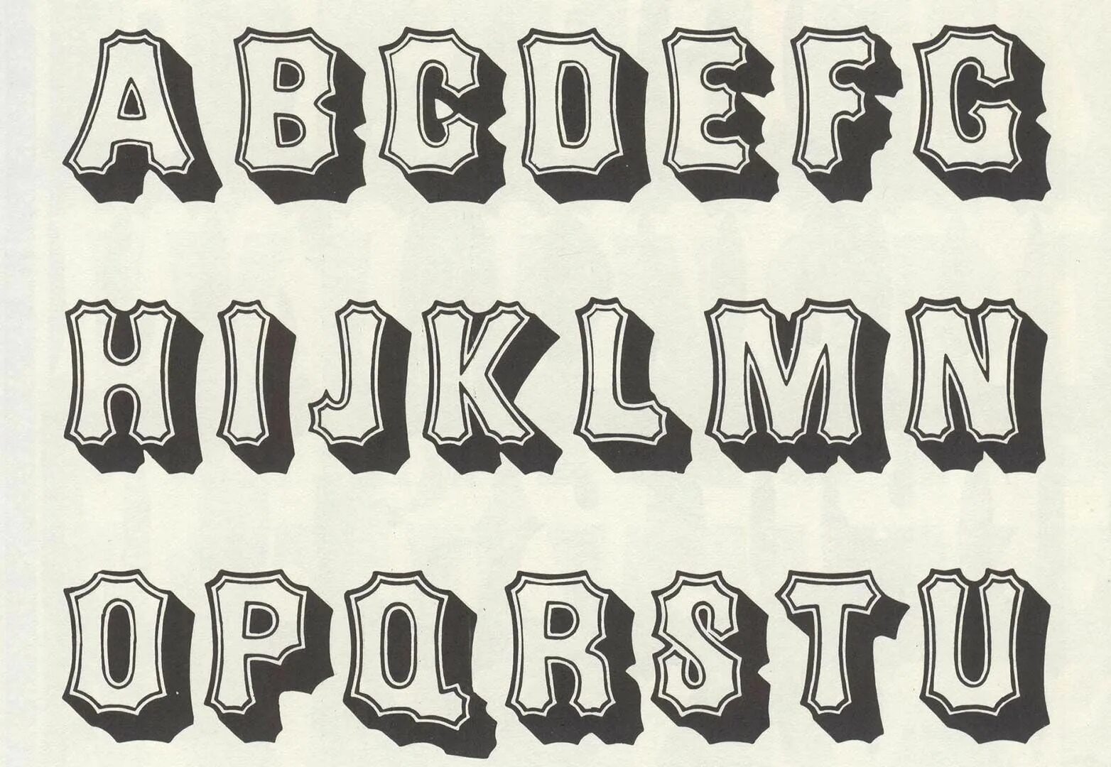 Объемный шрифт. Буквы в разных стилях. Шрифты алфавит. Объемный шрифт для плаката.