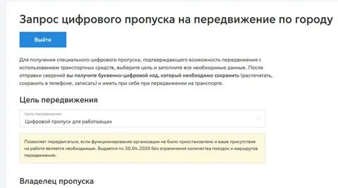 Что указать в пропуске