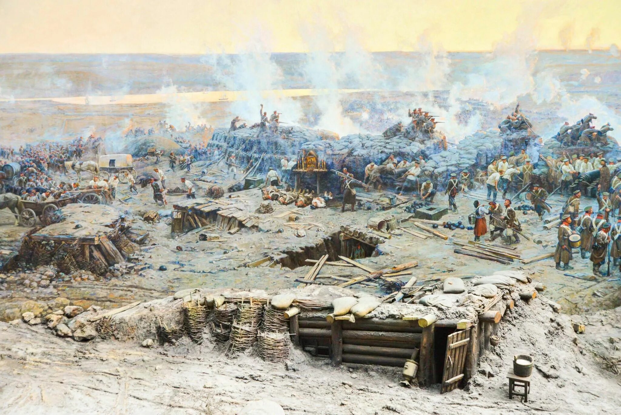 Полотно панорамы оборона севастополя рубо. Оборона севастополя 1854-1855. Панорама оборона севастополя 1854-1855. 1854 1855 год. 1854 1855 год.