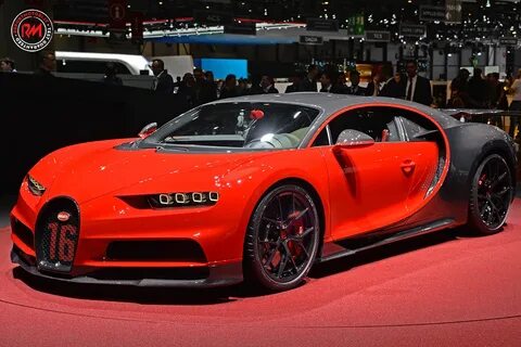 Красная bugatti