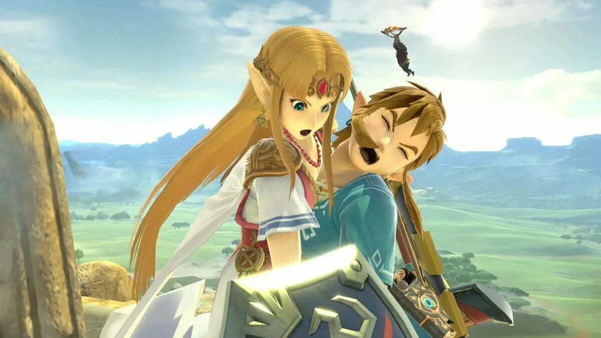 Zelda сюжет. Принцесса Зельда BOTW. Принцесса Зельда Breath of the Wild 34. Линк и принцесса Зельда. The Legend of Zelda аниме.