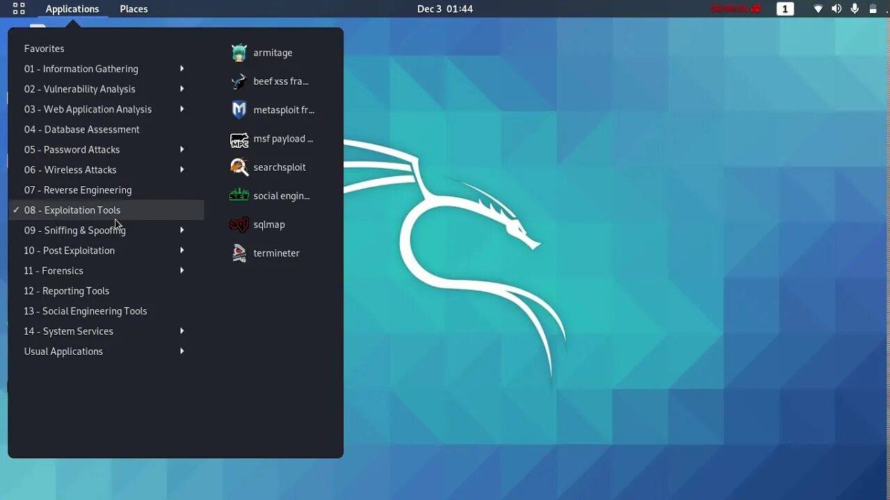 Kali linux kde. Kali linux kde