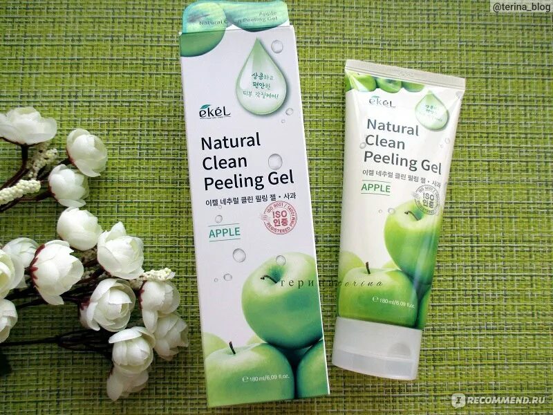 Пилинг-скатка для лица - natural clean peeling Gel Apple 180ml Ekel. Apple natural clean peeling Gel 180 ml. Пилинг скатка с яблоком Ekel. Гель пилинг-скатка для лица яблоко – peeling Gel Apple.